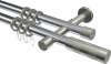 10203526-XX1239 Gardinenstange Metall 20 mm Ø 2-läufig PRESTIGE - Mavell Chrom / Edelstahl-Optik