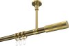10203533-XX9538 Gardinenstange Metall 20 mm Ø SONETTE - Mavell Messing Antik / Messing-Optik