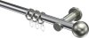 10203611-101239 Gardinenstange Metall 20 mm Ø PLATON - Luino Chrom / Edelstahl-Optik