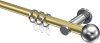 10203611-XX3812 Gardinenstange Metall 20 mm Ø PLATON - Luino Messing-Optik / Chrom
