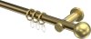 10203611-XX9538 Gardinenstange Metall 20 mm Ø PLATON - Luino Messing Antik / Messing-Optik
