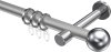 10203625-XX3312 Gardinenstange Metall 20 mm Ø PRESTIGE - Luino Silbergrau / Chrom