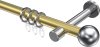 10203625-XX3812 Gardinenstange Metall 20 mm Ø PRESTIGE - Luino Messing-Optik / Chrom