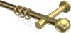 10203625-XX9538 Gardinenstange Metall 20 mm Ø PRESTIGE - Luino Messing Antik / Messing-Optik