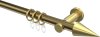 10203711-XX9538 Gardinenstange Metall 20 mm Ø PLATON - Savio Messing Antik / Messing-Optik