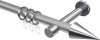 10203725-XX3312 Gardinenstange Metall 20 mm Ø PRESTIGE - Savio Silbergrau / Chrom