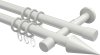 10203726-1032 Gardinenstange Metall 20 mm Ø 2-läufig PRESTIGE - Savio Weiß
