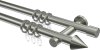 10203732-1040 Gardinenstange Edelstahl 20 mm Ø 2-läufig PERFECTA - Savio