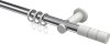 10203811-101232 Gardinenstange Metall 20 mm Ø PLATON - Elanto Chrom / Weiß