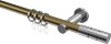 10203811-XX9512 Gardinenstange Metall 20 mm Ø PLATON - Elanto Messing Antik / Chrom