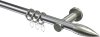 10203911-XX1239 Gardinenstange Metall 20 mm Ø PLATON - Samanto Chrom / Edelstahl-Optik
