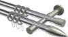 10203926-XX1239 Gardinenstange Metall 20 mm Ø 2-läufig PRESTIGE - Samanto Chrom / Edelstahl-Optik