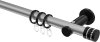 10204111-103329 Gardinenstange Metall 20 mm Ø PLATON - Estana Silbergrau / Schwarz