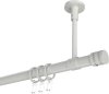10204133-1032 Gardinenstange Metall 20 mm Ø SONETTE - Estana Weiß