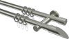 10204432-1040 Gardinenstange Edelstahl 20 mm Ø 2-läufig PERFECTA - Nevia