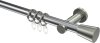 10204611-XX1239 Gardinenstange Metall 20 mm Ø PLATON - Sitra Chrom / Edelstahl-Optik