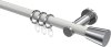 10204611-XX3212 Gardinenstange Metall 20 mm Ø PLATON - Sitra Weiß / Chrom
