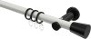 10204611-103229 Gardinenstange Metall 20 mm Ø PLATON - Sitra Weiß / Schwarz