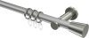 10204611-XX3339 Gardinenstange Metall 20 mm Ø PLATON - Sitra Silbergrau / Edelstahl-Optik
