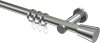 10204611-XX3912 Gardinenstange Metall 20 mm Ø PLATON - Sitra Edelstahl-Optik / Chrom