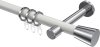 10204625-103212 Gardinenstange Metall 20 mm Ø PRESTIGE - Sitra Weiß / Chrom