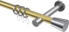 10204625-XX3812 Gardinenstange Metall 20 mm Ø PRESTIGE - Sitra Messing-Optik / Chrom