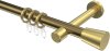 10204625-XX9538 Gardinenstange Metall 20 mm Ø PRESTIGE - Sitra Messing Antik / Messing-Optik