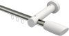 10210407-103932 Innenlauf Gardinenstange Aluminium / Holz 20 mm Ø TALENT - Etta Edelstahl-Optik / Weiß lackiert