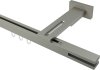 10212240-1055 Innenlauf Gardinenstange Aluminium / Metall eckig 20x20 mm QUADLINE (Multi) - Diapo Satin-Silber