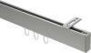 10212816-1039 Innenlauf Gardinenstange Deckenmontage Edelstahl-Optik eckig 14x35 mm SMARTLINE (Universal) - Paxo