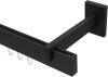 10212820-1028 Innenlauf Gardinenstange Aluminium / Metall eckig 14x35 mm SMARTLINE - Paxo Schwarz (WA lang)