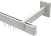 10212820-1032 Innenlauf Gardinenstange Aluminium / Metall eckig 14x35 mm SMARTLINE - Paxo Weiß (WA lang)