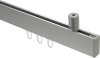 10212834-XX39 Innenlauf Gardinenstange Deckenmontage Edelstahl-Optik eckig 14x35 mm SONIUS - Paxo