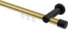 10213111-XX3829 Innenlauf Gardinenstange Aluminium / Metall 20 mm Ø PLATON - Santo Messing-Optik / Schwarz