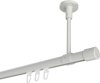 10213133-1032 Innenlauf Gardinenstange Aluminium / Metall 20 mm Ø SONETTE - Santo Weiß