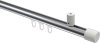 10213134-XX1232 Innenlauf Gardinenstange Aluminium / Metall 20 mm Ø SONIUS - Santo Chrom / Weiß
