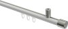 10213134-XX3239 Innenlauf Gardinenstange Aluminium / Metall 20 mm Ø SONIUS - Santo Weiß / Edelstahl-Optik