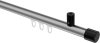 10213134-XX3329 Innenlauf Gardinenstange Aluminium / Metall 20 mm Ø SONIUS - Santo Silbergrau / Schwarz