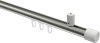 10213134-XX3932 Innenlauf Gardinenstange Aluminium / Metall 20 mm Ø SONIUS - Santo Edelstahl-Optik / Weiß