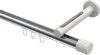 10213145-XX1232 Innenlauf Gardinenstange Aluminium / Metall 20 mm Ø SITENO - Santo Chrom / Weiß