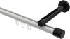 10213145-XX3229 Innenlauf Gardinenstange Aluminium / Metall 20 mm Ø SITENO - Santo Weiß / Schwarz