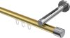 10213145-XX3812 Innenlauf Gardinenstange Aluminium / Metall 20 mm Ø SITENO - Santo Messing-Optik / Chrom