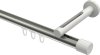 10213145-XX3932 Innenlauf Gardinenstange Aluminium / Metall 20 mm Ø SITENO - Santo Edelstahl-Optik / Weiß