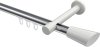 10213225-XX1232 Innenlauf Gardinenstange Aluminium / Metall 20 mm Ø PRESTIGE - Bento Chrom / Weiß