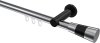 10213311-101229 Innenlauf Gardinenstange Aluminium / Metall 20 mm Ø PLATON - Tanara Chrom / Schwarz