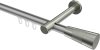 10213325-XX3339 Innenlauf Gardinenstange Aluminium / Metall 20 mm Ø PRESTIGE - Tanara Silbergrau / Edelstahl-Optik