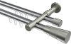 10213326-XX1239 Innenlauf Gardinenstange Aluminium / Metall 20 mm Ø 2-läufig PRESTIGE - Tanara Chrom / Edelstahl-Optik