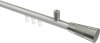10213334-XX3239 Innenlauf Gardinenstange Aluminium / Metall 20 mm Ø SONIUS - Tanara Weiß / Edelstahl-Optik