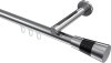 10213345-XX121229 Innenlauf Gardinenstange Aluminium / Metall 20 mm Ø SITENO - Tanara Chrom