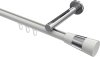 10213345-103212 Innenlauf Gardinenstange Aluminium / Metall 20 mm Ø SITENO - Tanara Weiß / Chrom